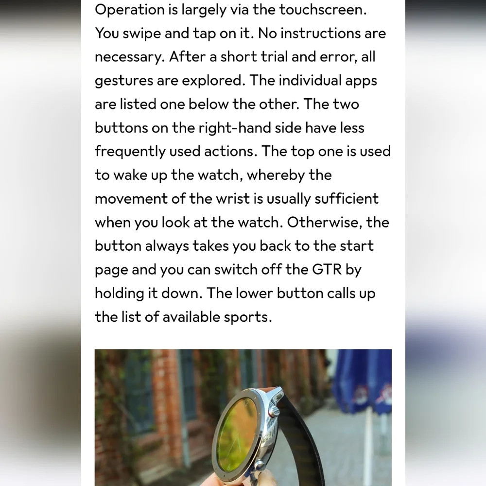 Amazfit GTS Smartwatch with Interchangeable Bands